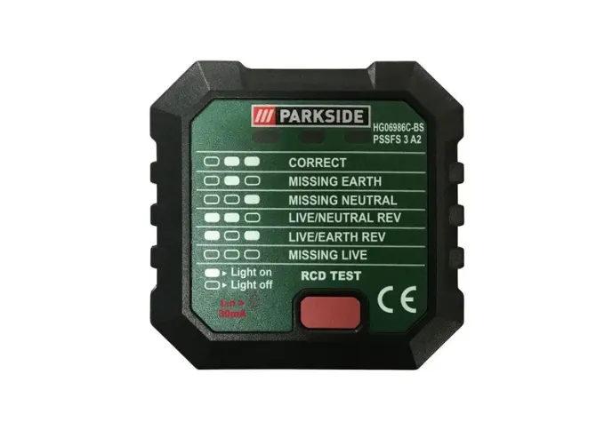 Тестер для розеток PARKSIDE PSSFS 3 A2 Германия. Полтава - изображение 1