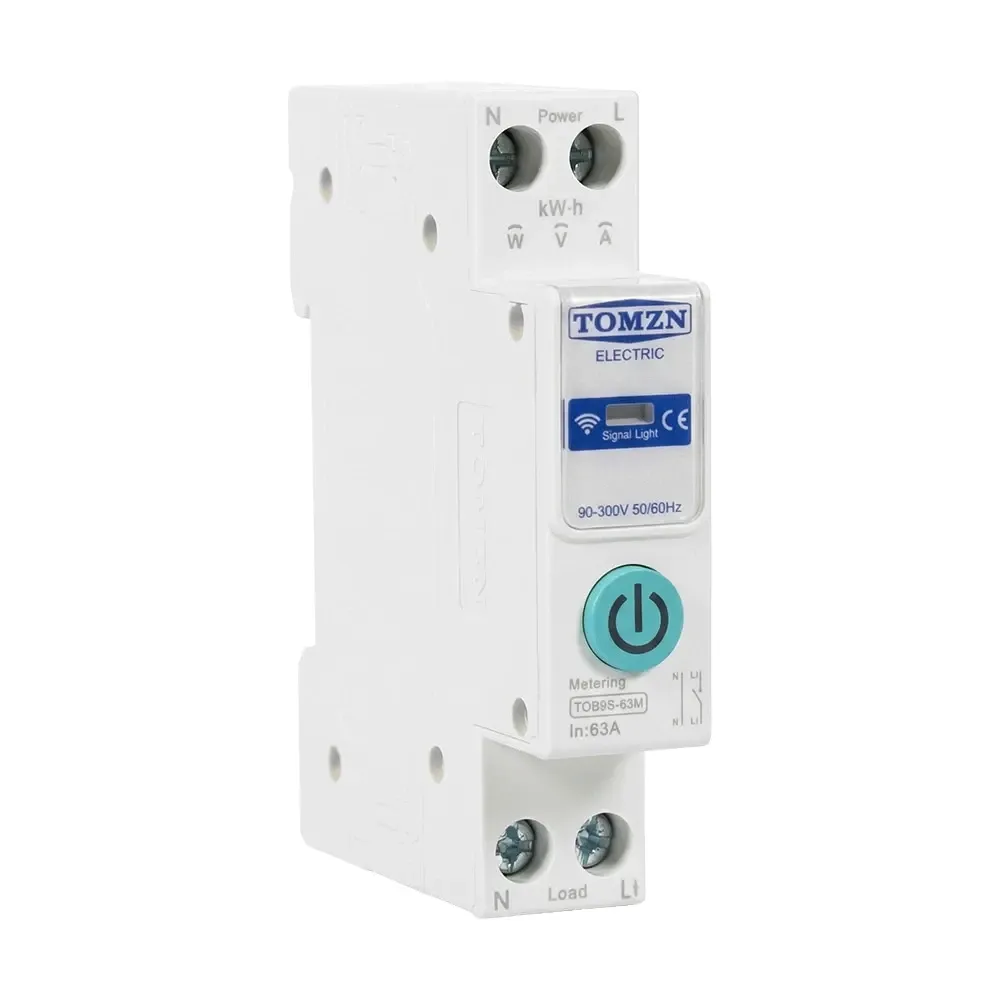 Розумний автоматичний вимикач з Wi-Fi (Tuya) TOMZN TOB9S-63M 63A з моніторингом енергоспоживання (51-00112) Київ - фото 13