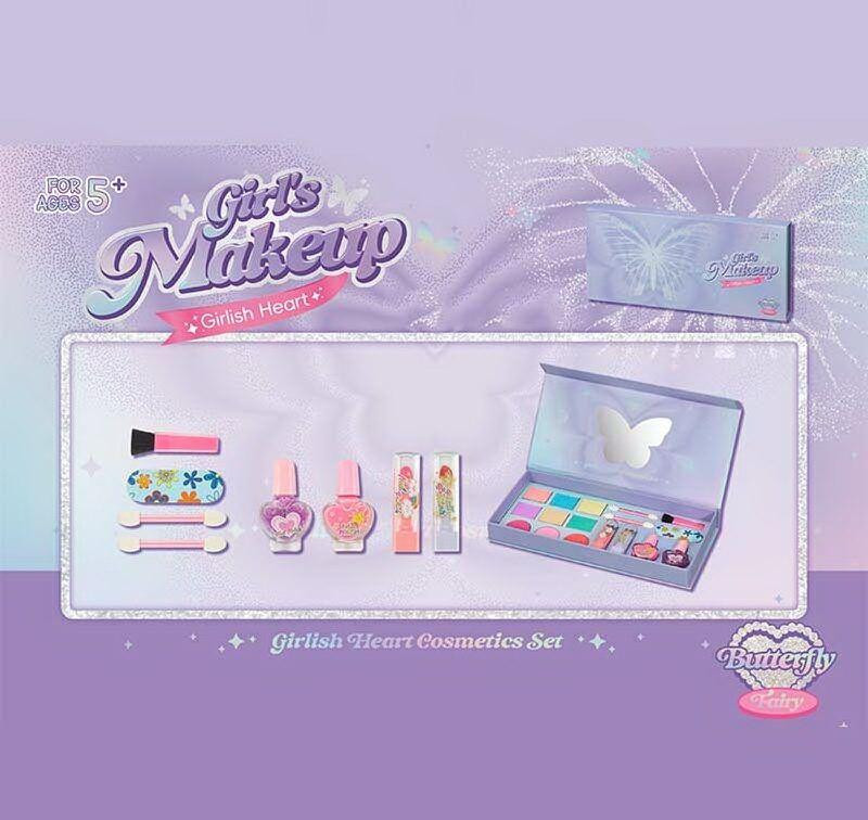 Набір косметики дзеркало тіні аплікатори 2 лака пилочка 2 блиску (SY 2226 A) Чернигов - изображение 2