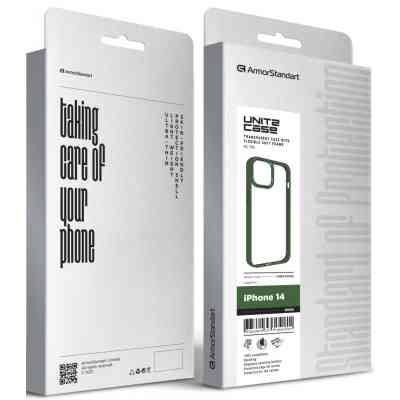 Чехол для мобильного телефона Armorstandart UNIT2 Apple iPhone 14 Green (ARM69940) Винница