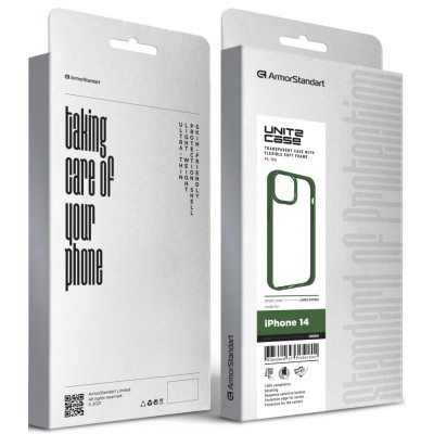 Чехол для мобильного телефона Armorstandart UNIT2 Apple iPhone 14 Green (ARM69940) Винница - изображение 5