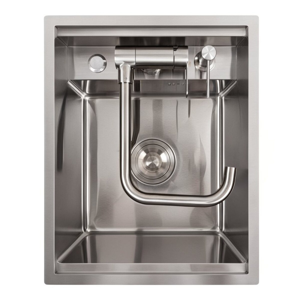 PLATINUM Кухонна мийка CM 40*50 прихована нержавійка Platinum Handmade Київ - фото 7