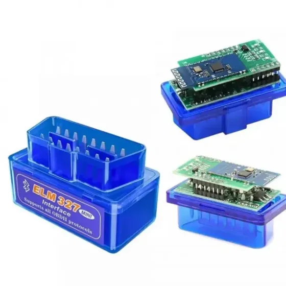 Автоадаптер ELM327 OBD2 mini BT (2 плати) для діагностики та зчитування помилок з ЕБУ автомобіля чер Київ