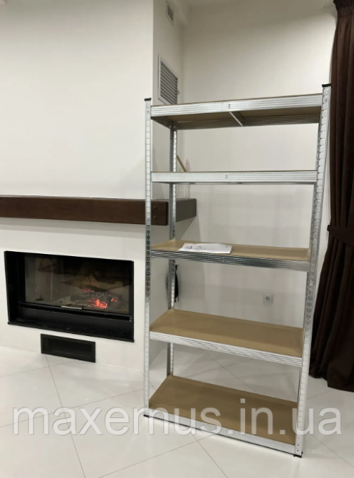 Металлический стеллаж G 9040 180×90×40 см 5 полок стеллаж для гаража склада и дома Мостиска - изображение 13