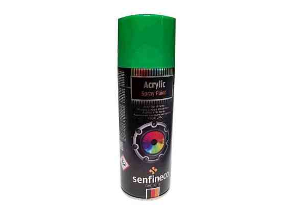 Акрилова фарба-спрей Acrylic Spray Paint 400 мл зеленіна ТМ SENFINECO Київ