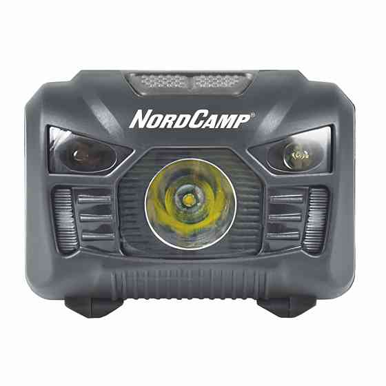 Ліхтар налобний Nord Camp 100Lm, 3W LED, 3xAAA, з сенсором білий/червоний Львів