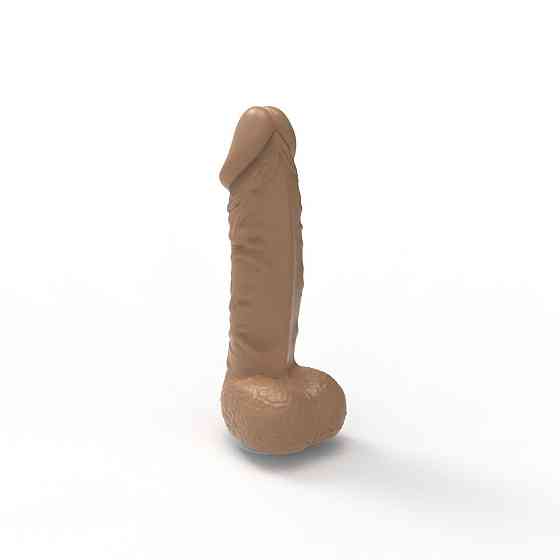 Крафтове мило-член із присоскою Чистий Кайф LARGE Brown, натуральне Sex Aura Київ