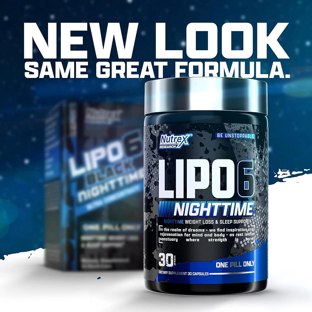 Lipo-6 Black Nighttime UC  30 caps Луцк - изображение 3