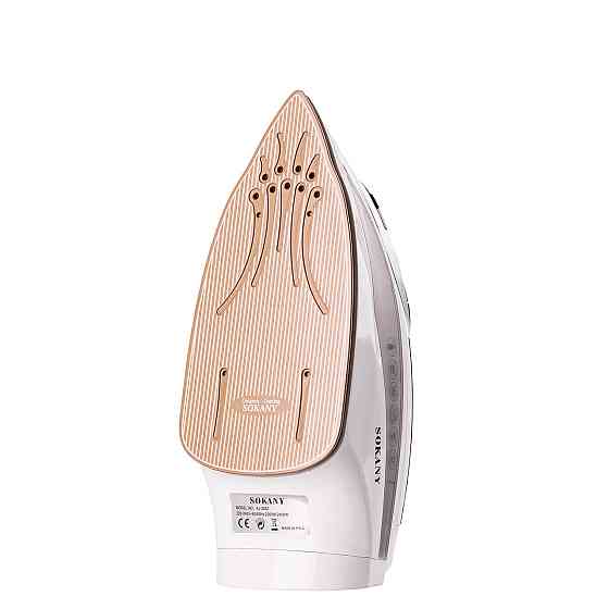 Утюг SOKANY с керамической подошвой и самоочисткой, белый Киев
