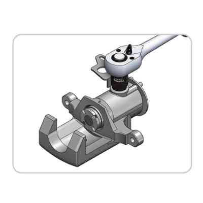 Головка торцева Toptul 1/2" п'ятигранна 19мм (для гальмівних систем Bendix) (JEBK1619) Вінниця