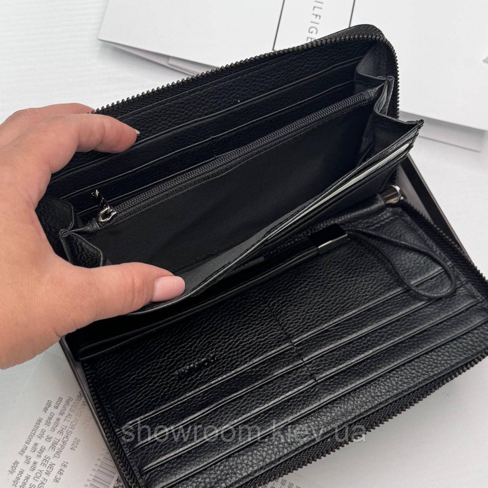 Шкіряний брендовий функціональний клатч TH (6615) Київ - фото 8