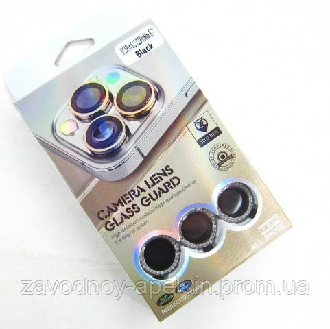 Защитное стекло на камеру iPhone 16 Pro Max стразы (с камнями) Одесса - изображение 5