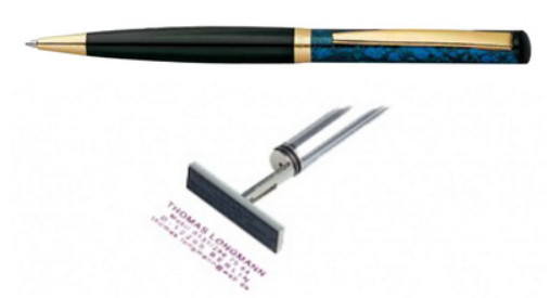 Подарункова ручка Heri зі штампом 6723M Київ - фото 1