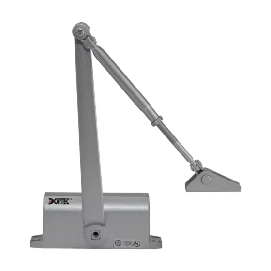 Дверний доводчик Dortec DT-62H Silver з фіксацією дверей у відчиненому положенні (63-00012) Київ