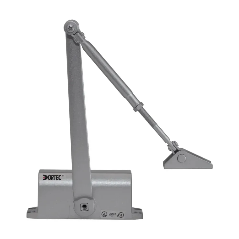 Дверний доводчик Dortec DT-62H Silver з фіксацією дверей у відчиненому положенні (63-00012) Київ - фото 3