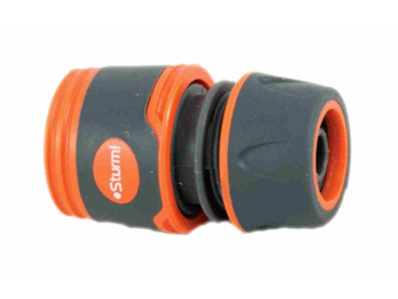 Соединитель для шланга 3/4” двухкомпонентный Sturm 3015-08-3/4P (читать описание) Ровно - изображение 1