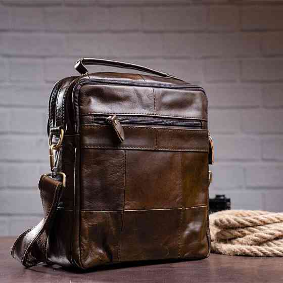 Сумка мужская Vintage 14764 Коричневая Киев