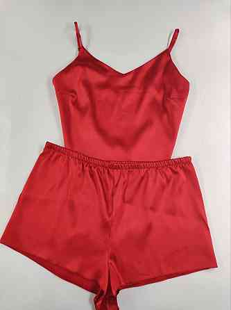 Женская пижама с шортами Красный S Харьков