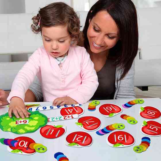 Розвиваюча гра для дітей "Фруктова математика" ME5032-15, 2в1 фетрові деталі Вінниця