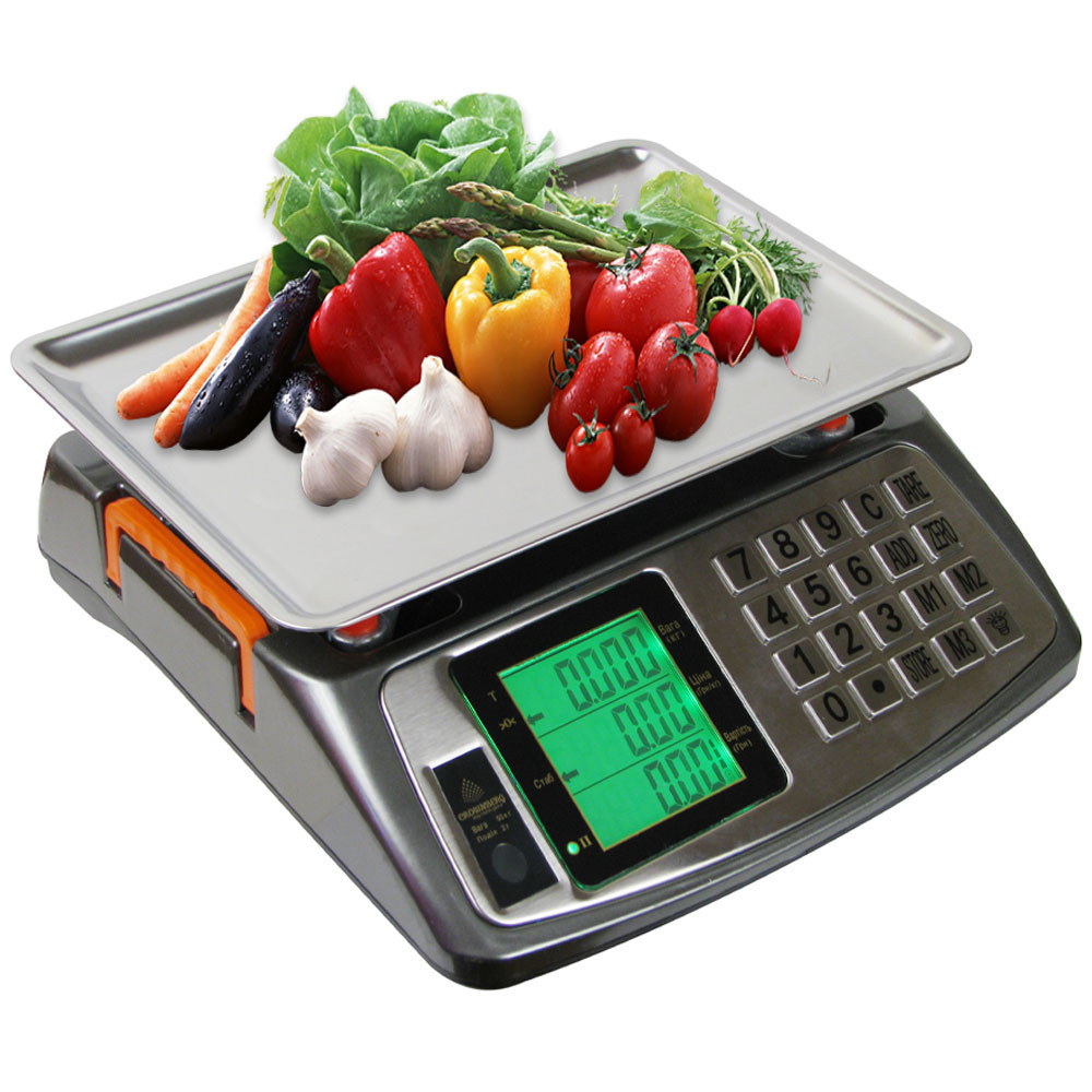 Настольные весы торговые до 50кг,от сети и аккумулятора SBR Киев - изображение 1