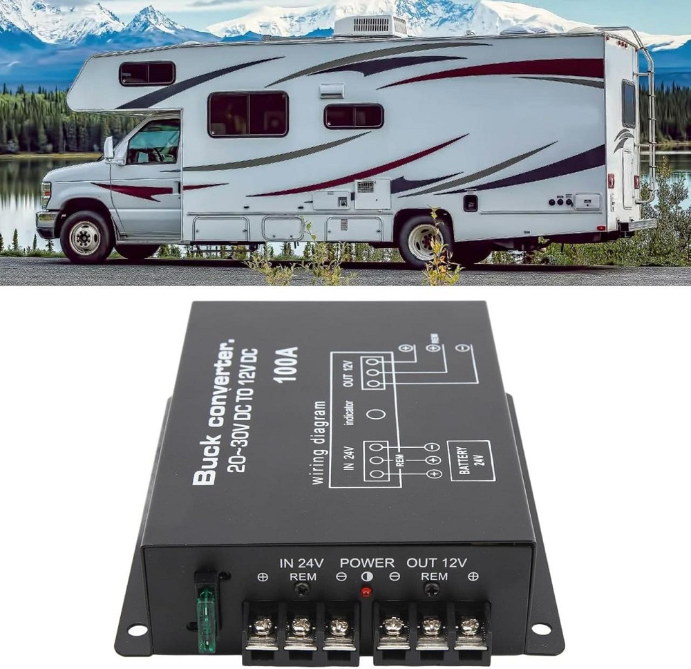 Перетворювач автомобільної напруги DC24-12 100A Вінниця - фото 5