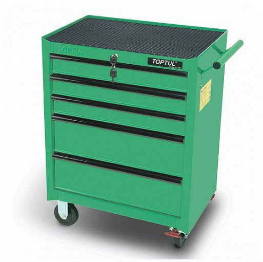 Підкатна інструментальна візок TOPTUL 5 секцій (під верстак) TCAB0501 Одеса - фото 1