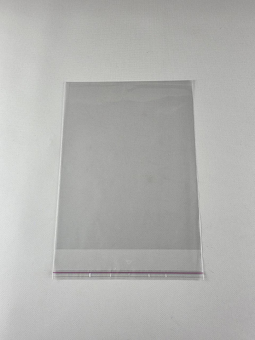 Пакеты БОПП с клейкой лентой полипропиленовые 20*26+4\25мк +скотч (1000 шт) Харьков - изображение 1