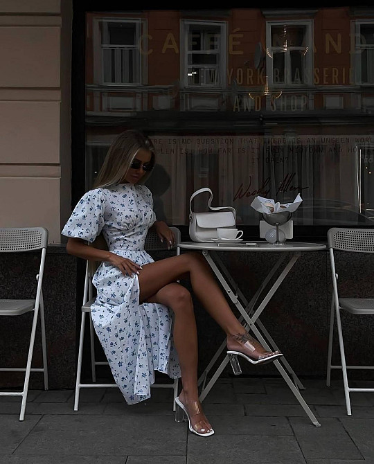 Женское романтичное легкое летнее платье софт 44/46 Одесса - изображение 8