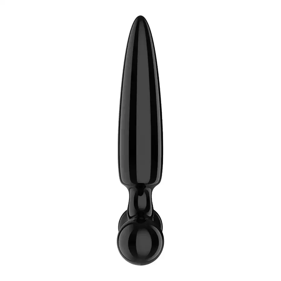Тристоронній скляний дилдо Satisfyer Triple Crystal 1 Black Львів - фото 4