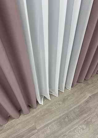 Шторна тканина із колекції "Bagema Rvs" колір пудровий 1245ш Київ