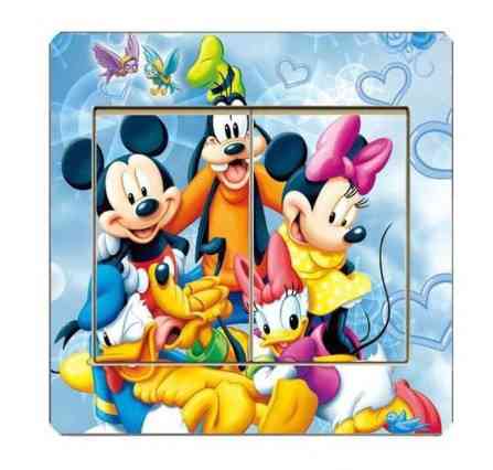Наклейка на выключатель с Микки Маусом - 9*9см Киев