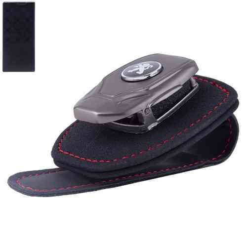 Кожаный держатель-зажим для очков PEUGEOT Харьков