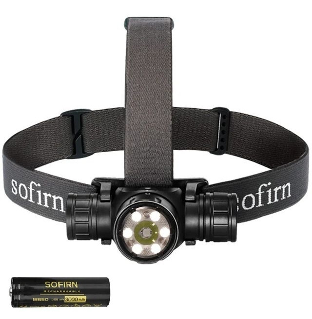 Фонарь налобный светодиодный Sofirn HS21 2200лм 6500K с красным светом + аккумулятор Винница - изображение 1