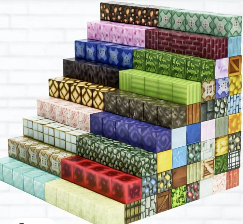 Магнітні блоки майнкрафт, конструктор, minecraft, магнитный ,my word Харьков - изображение 5