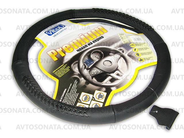 Оплетка кожа 402 L черная Винница - изображение 2