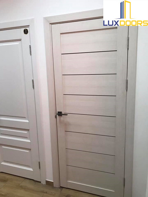 Двери  BELLA Акация Кремовая Полотно, покрытие eco-tex Киев - изображение 4