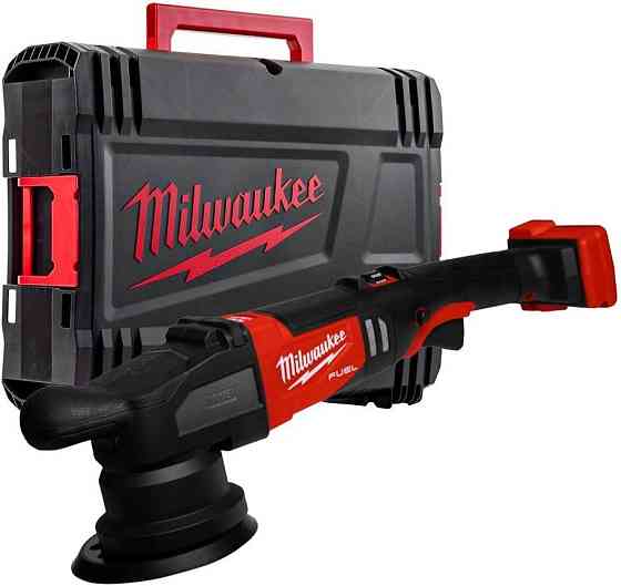 Машина полировальная эксцентриковая аккумуляторная бесщеточная MILWAUKEE, M18 FUEL FROP15-0X, диаметр 125мм (каркас, HDкейс) Одесса