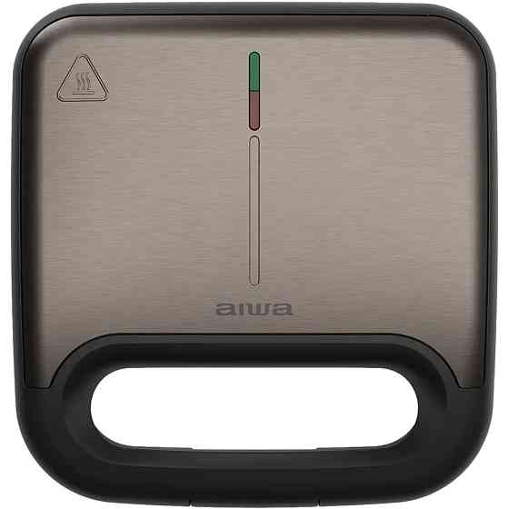 Мультимейкер AIWA TETSU ASM-750 750Вт/ гриль/ сендвіч/ товсті вафлі/ змінні пластини/ коричневий Вінниця