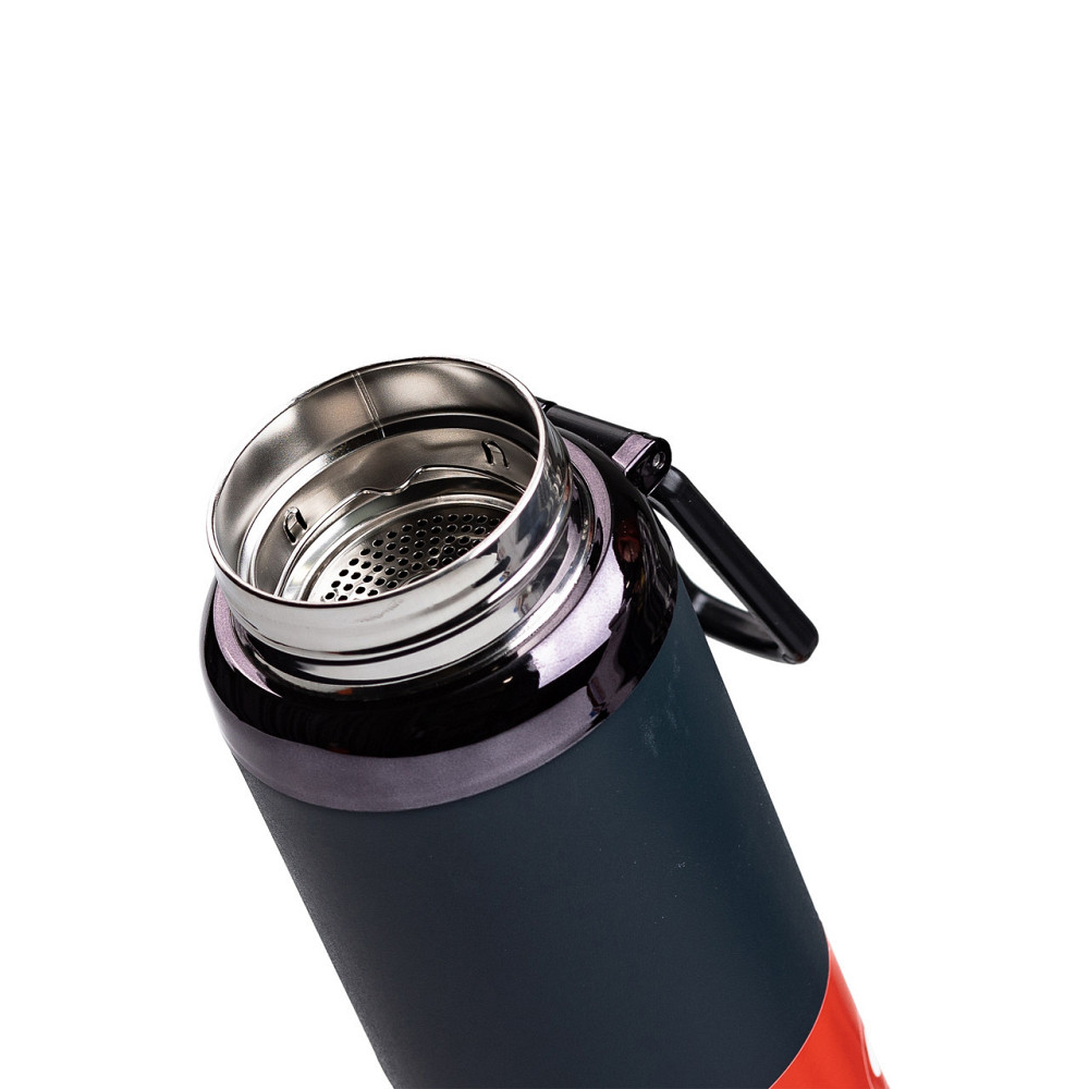 Термос спортивный 1 л из нержавейки, синий Киев - изображение 3