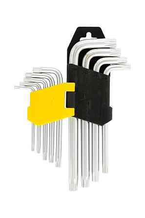 MASTERTOOL Ключі TORX MASTERTOOL CrV Т10/Т50 55/133 мм набір 9 шт 75-0960 Коломия