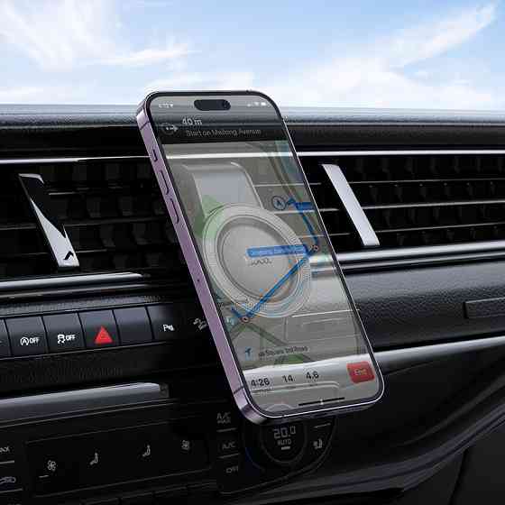 Автотримач для телефону HOCO H59 Магнітний чорний Київ