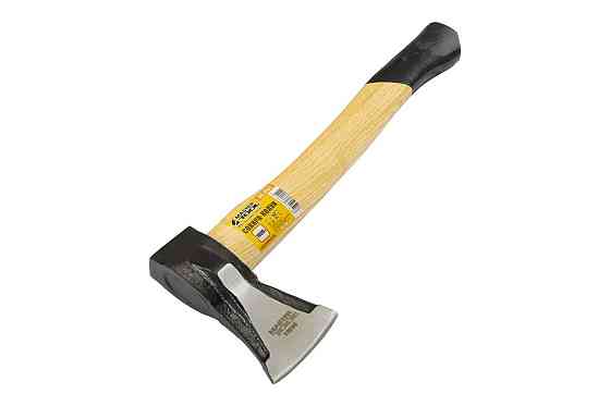 Сокира-колун MASTERTOOL 1000 г HRC 50 рукоятка з дерева з полімерним захистом 430 мм 05-0131 Ровно