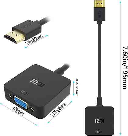 Конвертор ICZI HDMI to VGA Луцьк
