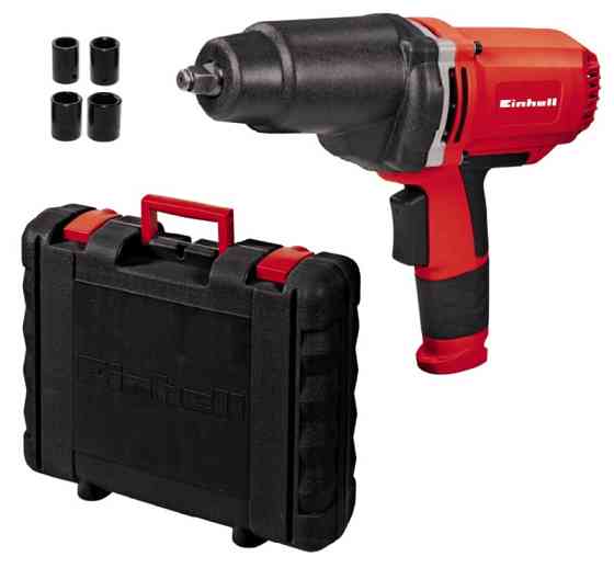 Потужний ударний гайковерт Einhell CC-IW 950/1 : 950 Вт, 450 Нм, патрон 1/2", 4шт біт 17,19,21,22 мм Київ