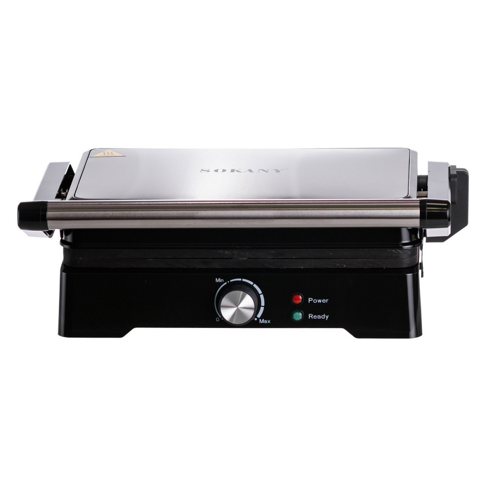 Електрогриль Sokany SK-08026 з антипригарним покриттям Київ - фото 9