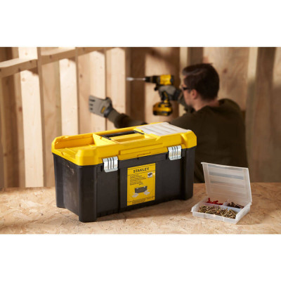 Ящик для инструментов Stanley ESSENTIAL, 482 х 254 х 250 мм (19"), пластиковый (STST75787-1) Винница - изображение 4