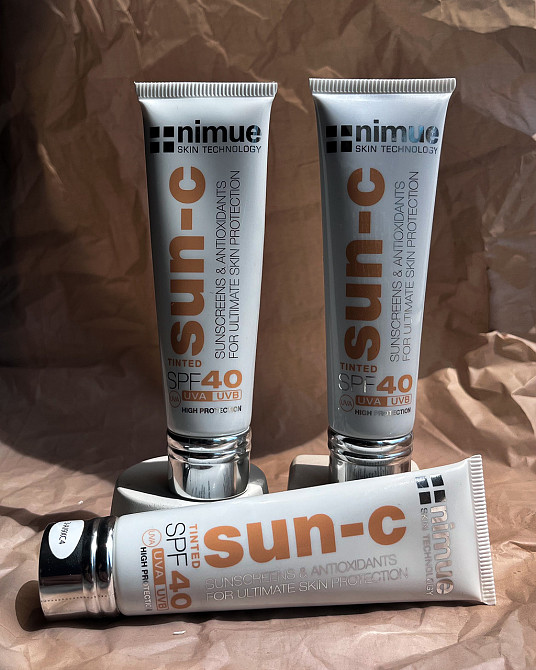 Солнцезащитный крем с тонирующим эффектом Sun-C SPF 40, средний Nimue, 60 мл Днепр - изображение 3