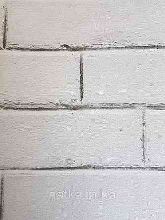 Шпалери флізелінові екологічно чисті Decoprint Good Vibes 0.53х10 молодіжні під цеглу білі світло сірі Київ