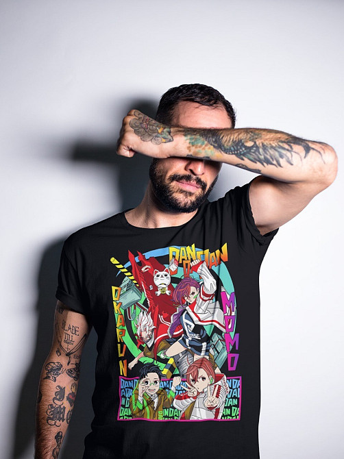 Футболка для мальчика аниме Дандадан Окарун Момо Айасе оверсайз (рост от 165 до 180 ) Черний AnimeJ0268m Днепр - изображение 3