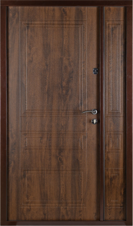 Двері вхідні Артіз ПРЕСТИЖ Б-324 RAL 8019 / Дуб бронзовий 1200х2050 мм Київ